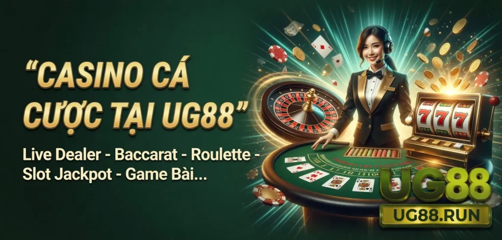 Casino Live - Sòng bạc dealer người thật sảnh UG888